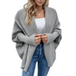 💥Nur noch heute: 29,99 €💥 Dicker Strick-Cardigan für Damen mit Fledermausärmeln