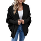💥Nur noch heute: 29,99 €💥 Dicker Strick-Cardigan für Damen mit Fledermausärmeln