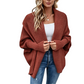 💥Nur noch heute: 29,99 €💥 Dicker Strick-Cardigan für Damen mit Fledermausärmeln